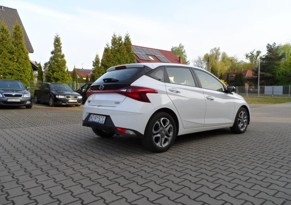 Hyundai i20 cena 51500 przebieg: 81747, rok produkcji 2020 z Pyskowice małe 154